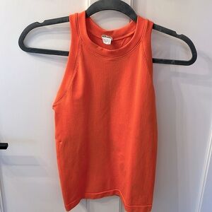 Just the right shade of orange Renew Seamless racerback tank